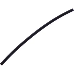 HEAT SHRINK TUBING 2.5MM BLACK JMP PACK 20PCS
