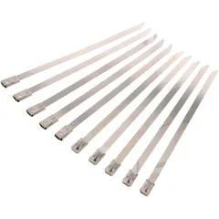 Stainless Steel Cable Ties 4.5 x 129 mm - Pack of 10
