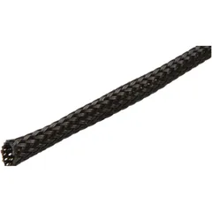 Geflechtschlauch schwarz 5X10 für Motorräder