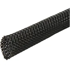 Geflechtschlauch schwarz 20x29 für Motorradzubehör 5 Meter