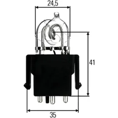 Xenon-Lampe X1 12/24V für Motorräder