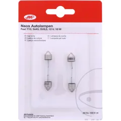 Sofittenlampe 12V 10W SV8.5-8 für Motorräder