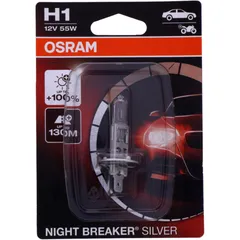 Lampe H1 12V55W für Motorräder Osram Night Breaker Silver