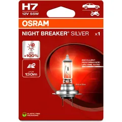Lampe H7 12V55W 1 Blisterpackung Osram Night Breaker Silver