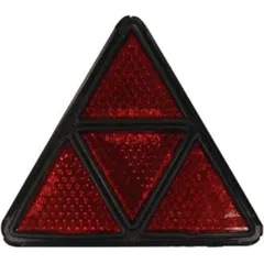 Reflector / cat's eye Dreieck red