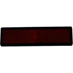 Rectangular Red Reflector Self-Adhesive