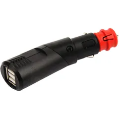 Doppel USB KFZ Ladeadapter 12/24V 5000 mA