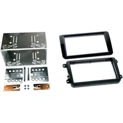 2-DIN Radio Adapter for Various Vehicles Black