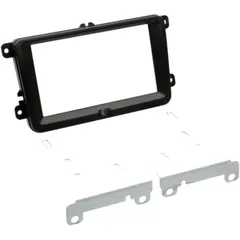 2-DIN Radioblende für Seat/Skoda/VW schwarz