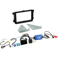 2-DIN Radio Kit für Seat/Skoda/VW schwarz