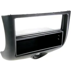 2-DIN Radio Facia Black with Storage Compartment for Toyota Yaris