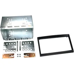 2-DIN Radioblende für Citroen/Fiat/Peugeot/Toyota schwarz