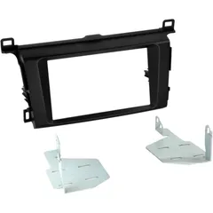 2-DIN Radio Facia for Toyota RAV4 Black