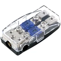 Mini ANL Fuse Holder silver for Motorcycles