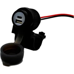 Doppel-USB Steckdose für Motorräder mit Quick Charge 3.0