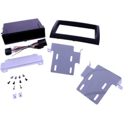 2-DIN Radioblende schwarz mit INBAY® Ablagefach für Citroen/Fiat/Opel/Peugeot