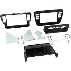 2-DIN Radio Bezel for Seat Mii/Skoda Citigo/VW Up Black