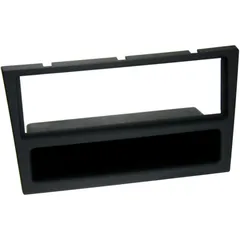 1-DIN Charcoal Radio Trim with Storage Compartment