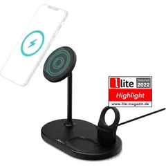 Kabellose Ladestation für 3 Apple Geräte