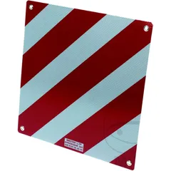 Warntafel für überstehende Ladung 500 x 500