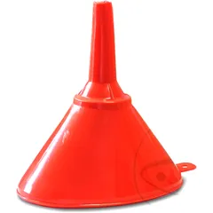 Trichter oval mit Sieb aus Kunststoff