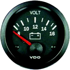 Voltmeter Vision 52 mm/8-16V für Motorräder