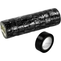 Insulating Tape 19mm x 10m Black Pack of 10