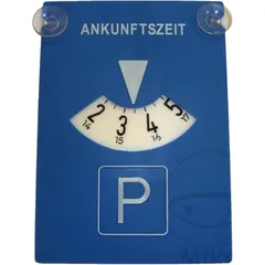 Parkscheibe mit 2 Saugnäpfen