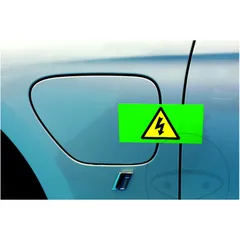 Aufkleber für Hochvolt-Fahrzeuge 150 x 75 mm