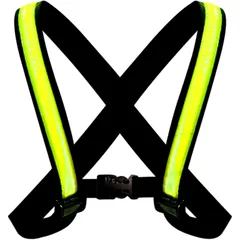 Easypix Streetglow LED Weste für Fahrräder und Motorradfahrer L/XL