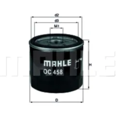 Ölfilter OC458 MQ 3106911 passend für: Royal Enfield Interceptor, Continental, Super Meteor