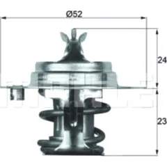 Thermostat simple fit id TX783D