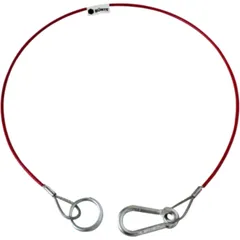 Abreissseil 1370 mm mit Haken und Ring für Motorräder