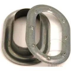 Ovalöse verzinkte Anhänger für Planen 2-teilig Set 42X22 mm