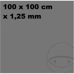 Blechtafel universal 1000x1000x1.25 mm aus Stahl
