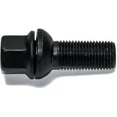 Radschraube M14x1.5 mit Kugelbund 17 mm in Schwarz