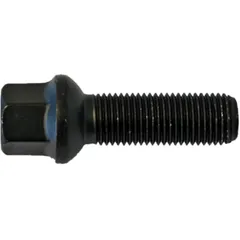 Radschraube M14x1.5x28 Kugelbund 17 schwarz für Motorräder
