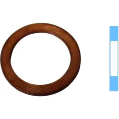 Seal Ring for Oil Drain Plug 20X26X1.5 mm Copper