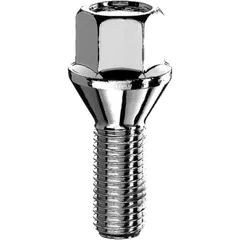 Radschraube M12X1.25X22 KE 17 silber für Motorräder