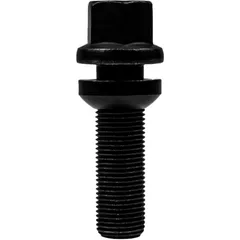 Radschraube M12 x 1.5 x 26 Kegelbund 17 schwarz für Motorräder