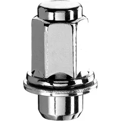 Radmutter M12 x 1.5 Flachbund 21 silber für Leichtmetallfelgen