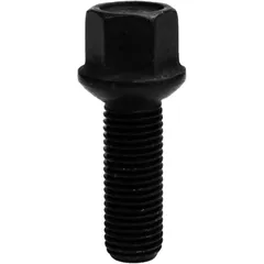 Radschraube M12 x 1.5 x 26 Kugelbund 17 schwarz für Motorräder