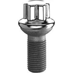 SCC Radschraube M14 x 1.5 x 27 Kugelbund 17 silber für: Mercedes