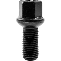 Radschraube M14 x 1.5 x 27 Kugelbund 17 schwarz für Motorräder
