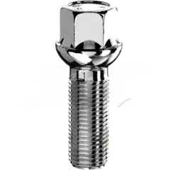 Radschraube M14 x 1.5 x 27 Kugelbund 17 silber für Motorräder 3920144