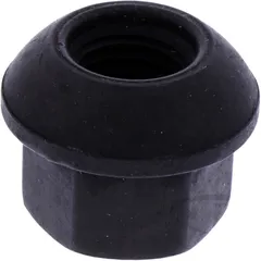 Radmutter M12 x 1.5 Kugelbund 19 schwarz für Motorräder