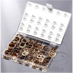 Copper Sealing Ring Assortment 600 Piece
