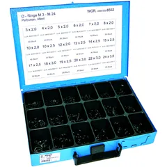 O-Ring Assortment 3-24mm in Steel Case