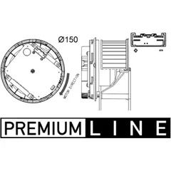 BLOWER MOTOR ID LAEUF AUS1124 for Motorcycles