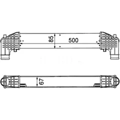 CHARGING AIR COOLER ID 2089